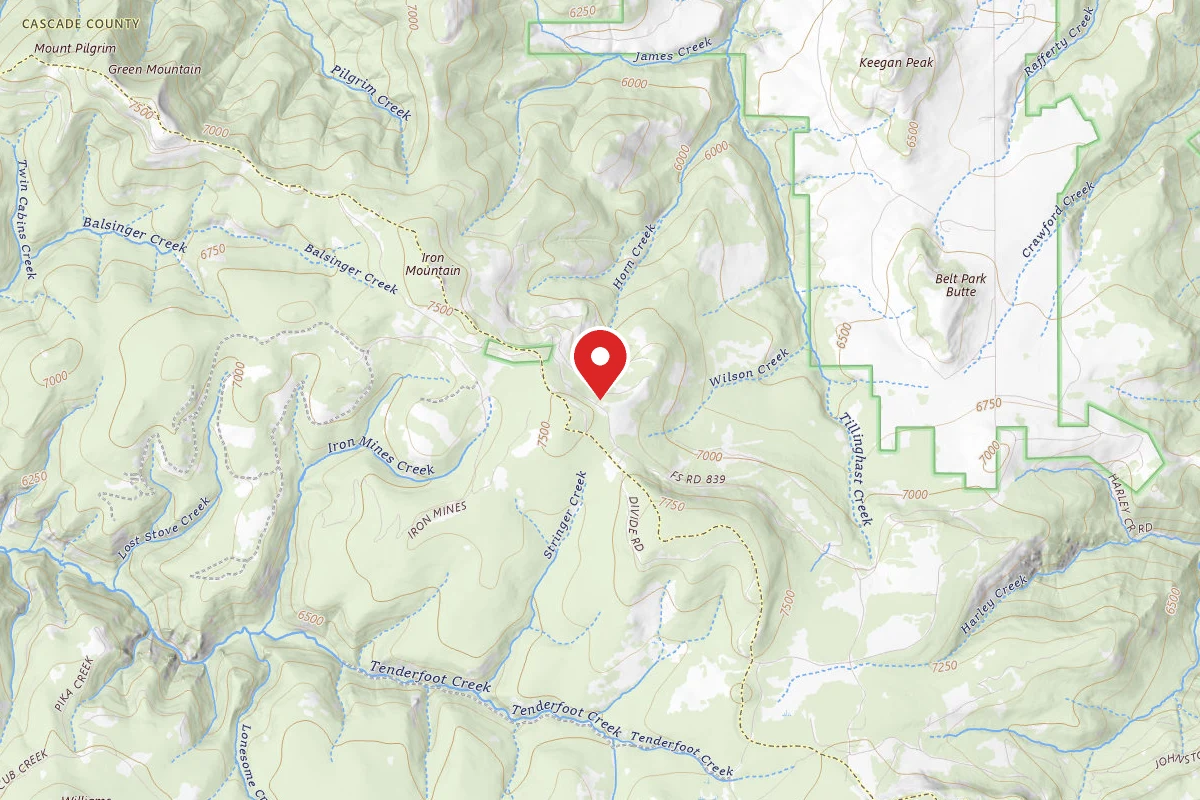 Helena-Lewis and Clark Dispersed Campsite LCR 839-001