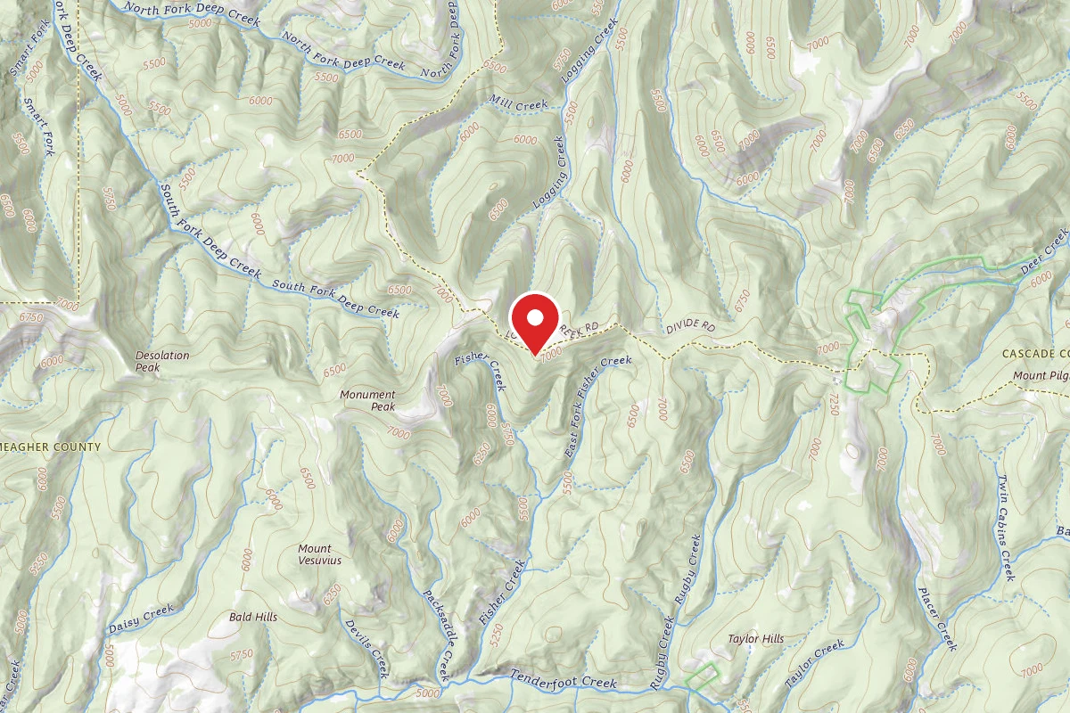 Helena-Lewis and Clark Dispersed Campsite RD. 268A-002