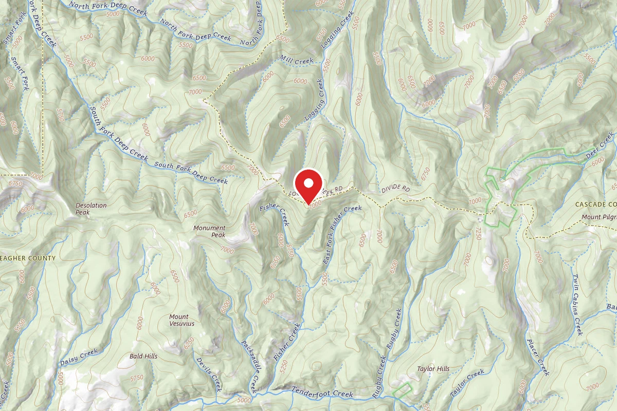Helena-Lewis and Clark Dispersed Campsite RD. 268A-003