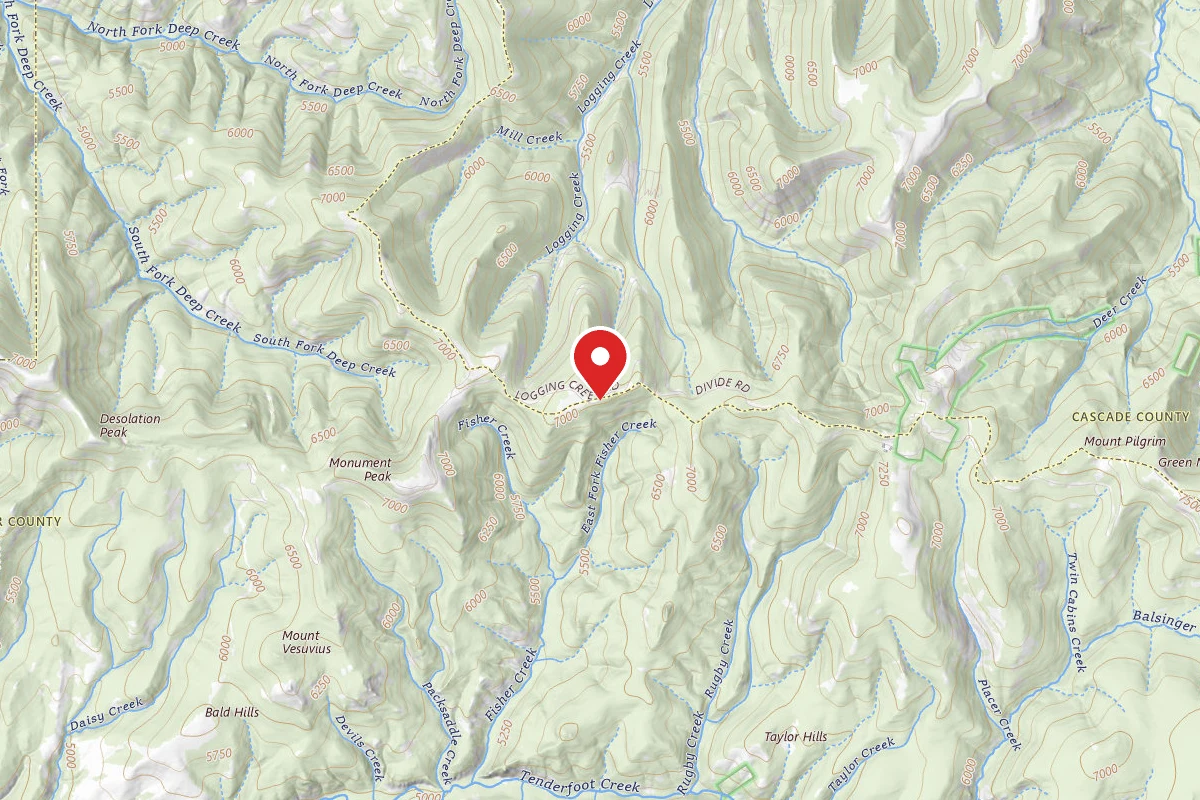 Helena-Lewis and Clark Dispersed Campsite RD. 268-005