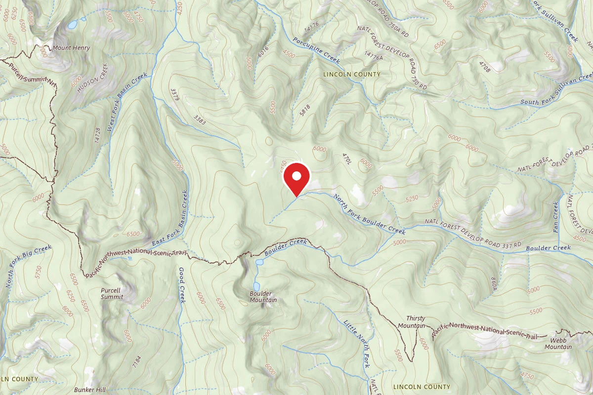 Kootenai Dispersed Campsite RD 337-02