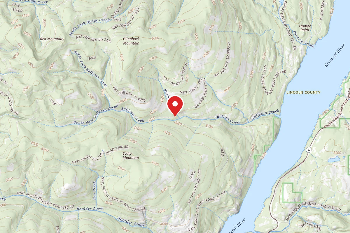 Kootenai Dispersed Campsite RD 92