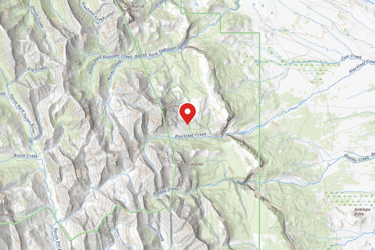 Helena-Lewis and Clark Dispersed Campsite BLACKLEAF 001