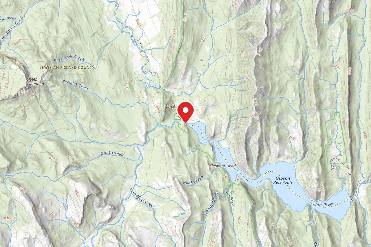 Helena-Lewis and Clark Dispersed Campsite GIBSON 007