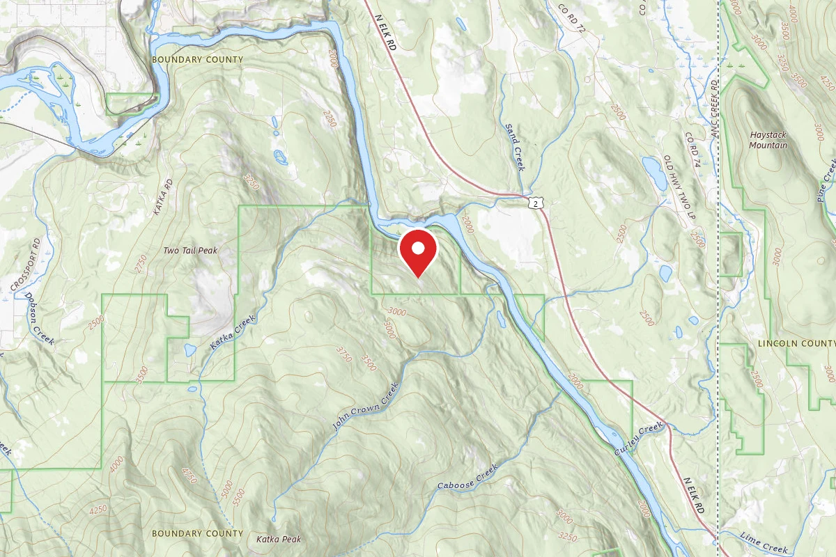Idaho Panhandle Dispersed Campsite KATKA 01