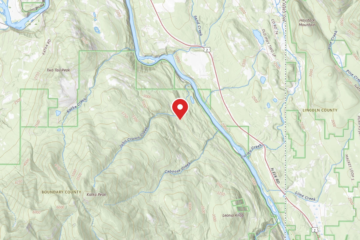 Idaho Panhandle Dispersed Campsite KATKA 02
