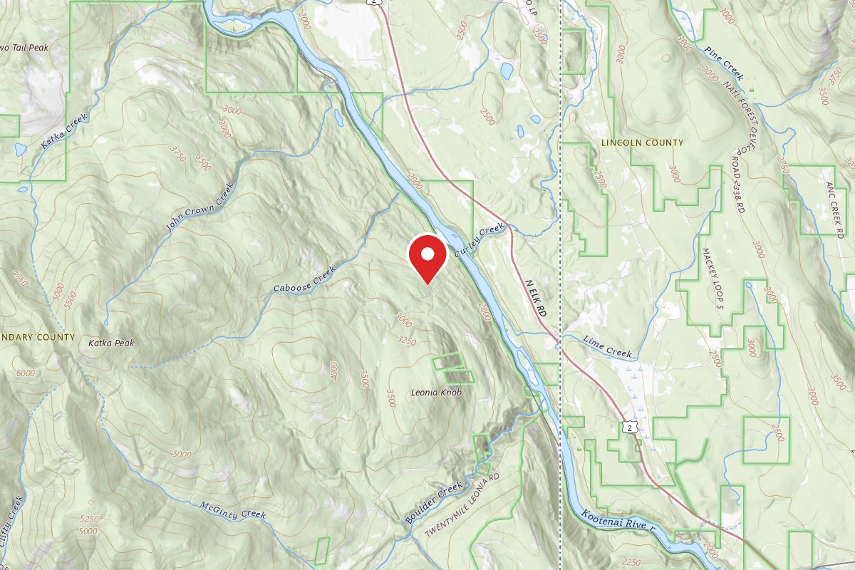 Idaho Panhandle Dispersed Campsite KATKA 03