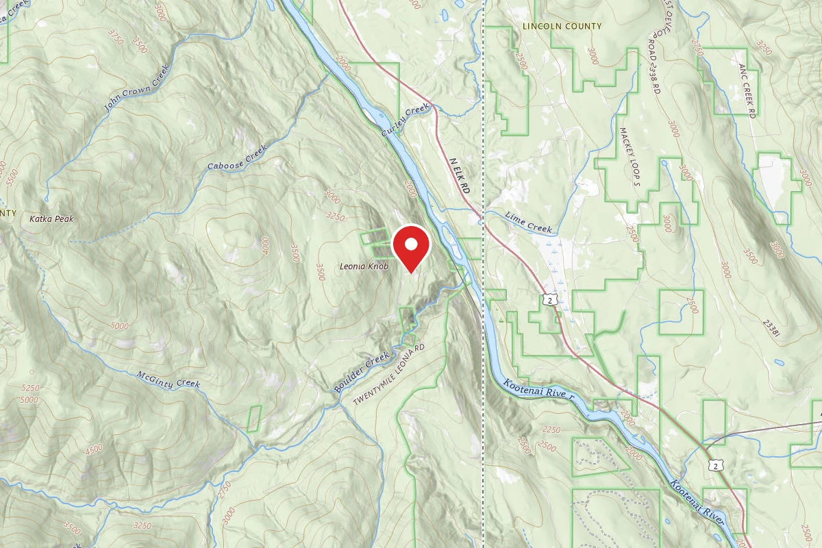 Idaho Panhandle Dispersed Campsite KATKA 05