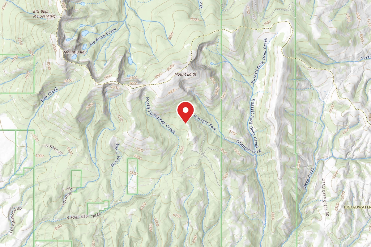 Helena-Lewis and Clark Dispersed Campsite NFORKDEEP RD 423F1 008