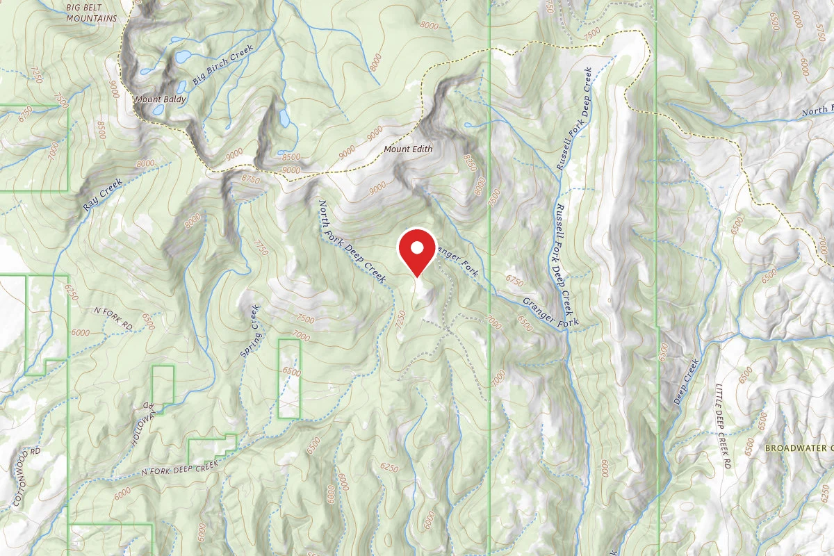 Helena-Lewis and Clark Dispersed Campsite NFORKDEEP RD 423F1 007