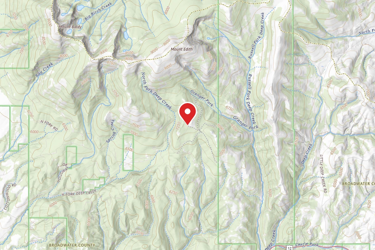 Helena-Lewis and Clark Dispersed Campsite NFORKDEEP RD 423F1 008