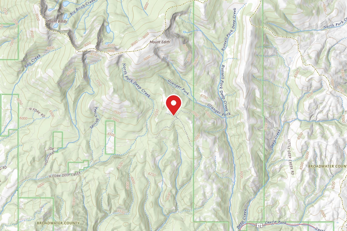 Helena-Lewis and Clark Dispersed Campsite NFORKDEEP RD 423F1 009