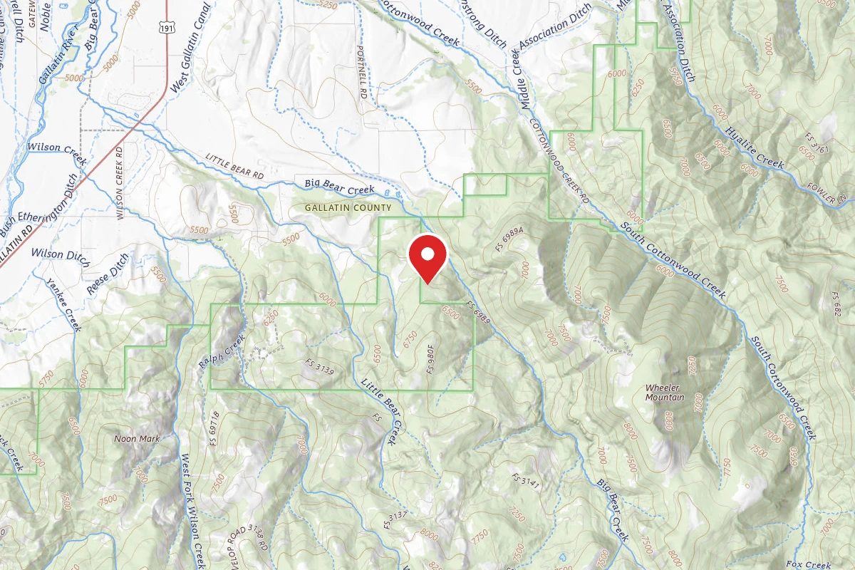 Custer Gallatin Dispersed Campsite FR980-001-LITTLE BEAR