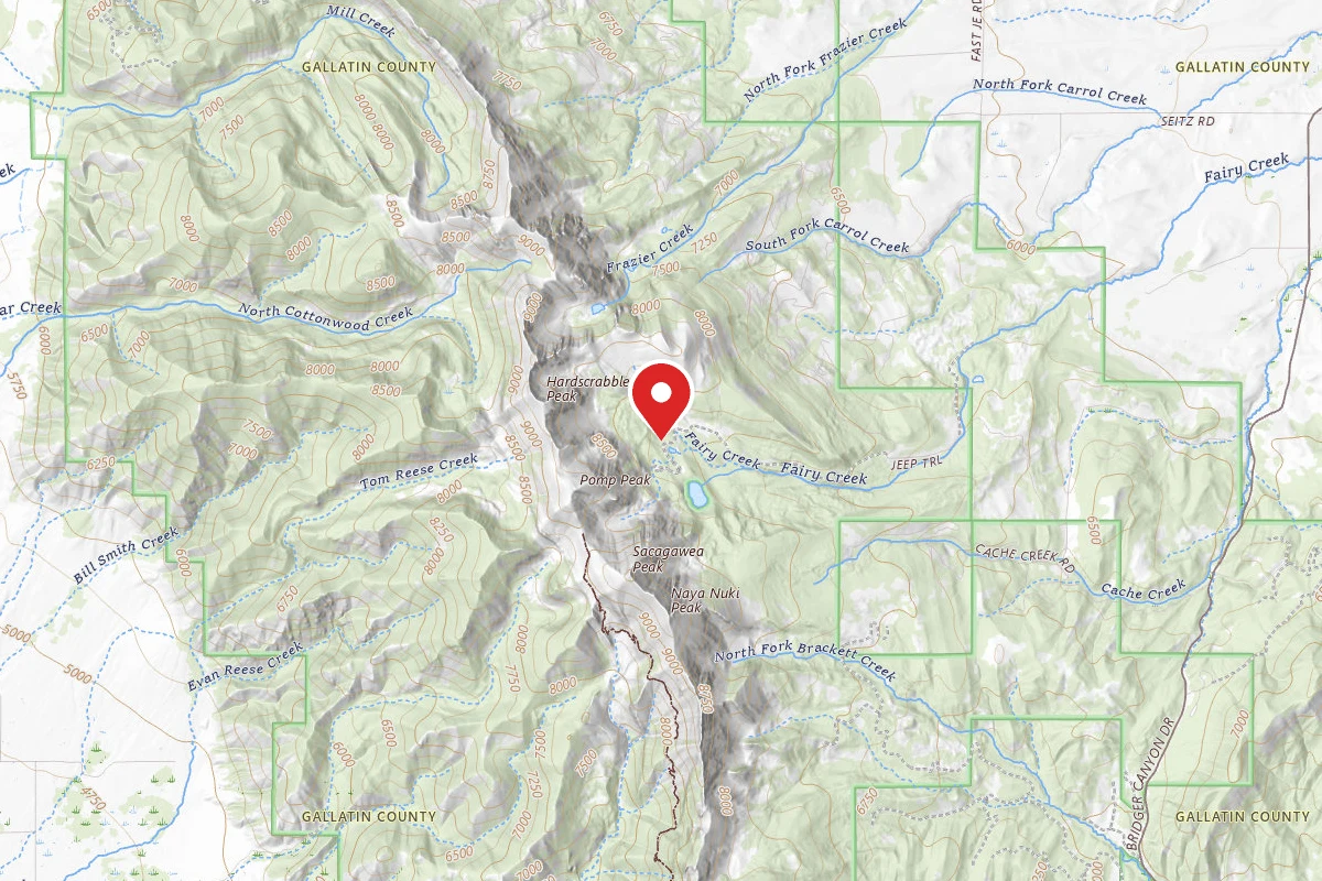 Custer Gallatin Dispersed Campsite FR74-01A FAIRY LAKE RD