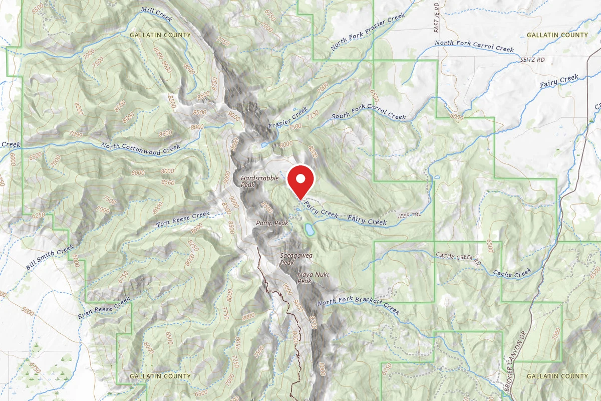 Custer Gallatin Dispersed Campsite FR74-02 FAIRY LAKE RD