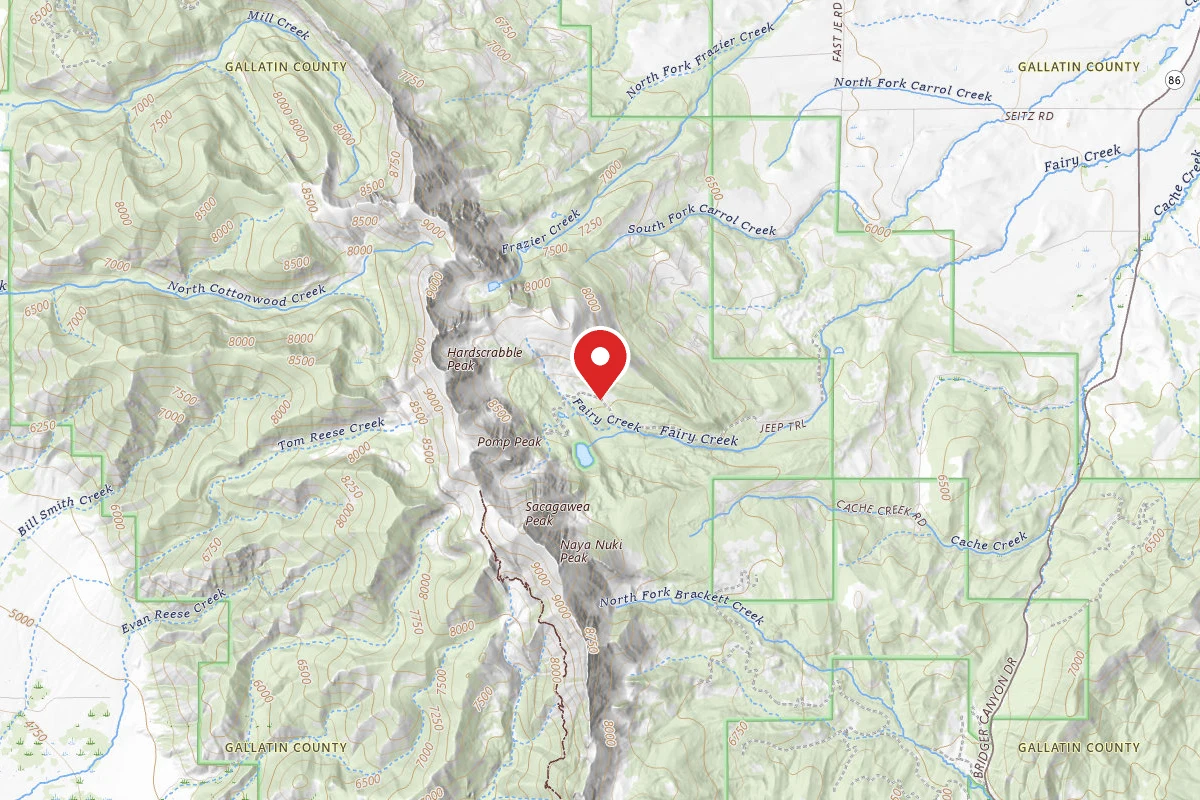 Custer Gallatin Dispersed Campsite FR74-04 FAIRY LAKE RD