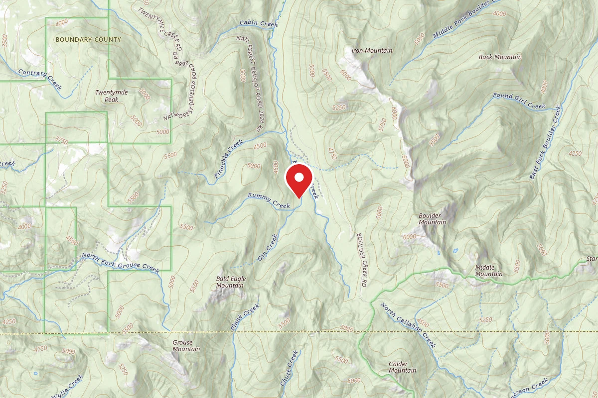Idaho Panhandle Dispersed Campsite KELLY PASS 04