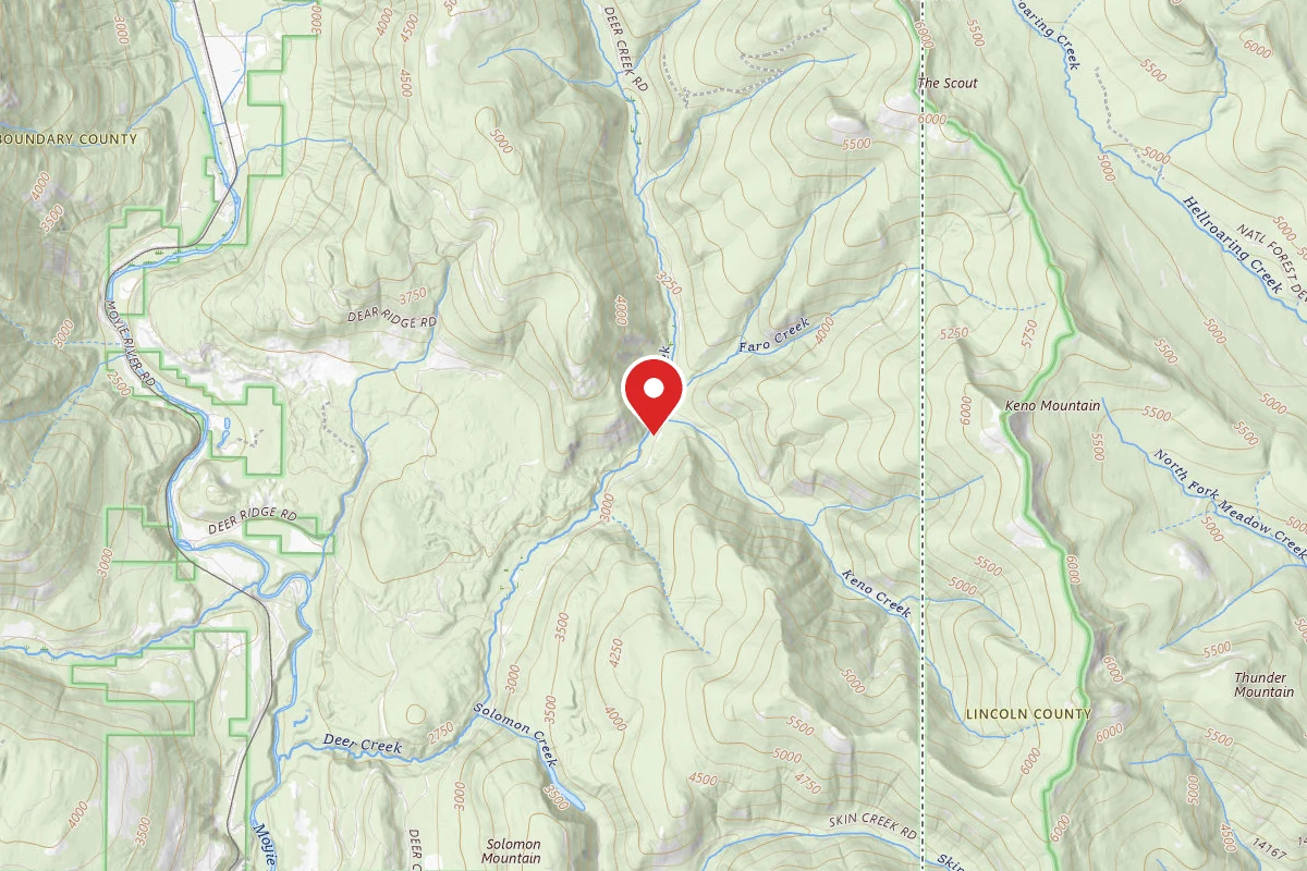 Idaho Panhandle Dispersed Campsite DEER CREEK ROAD 15