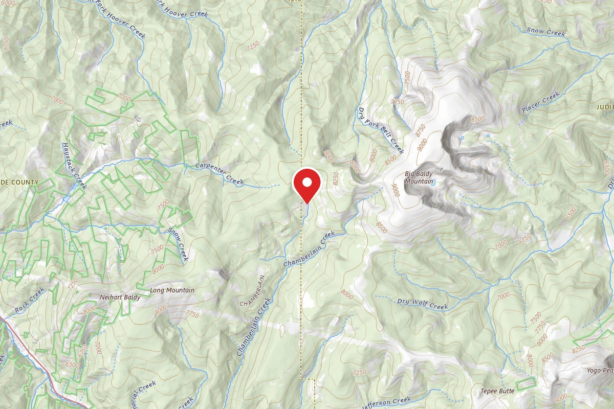 Helena-Lewis and Clark Dispersed Campsite CHAMBERLIN CREEK 3328-01