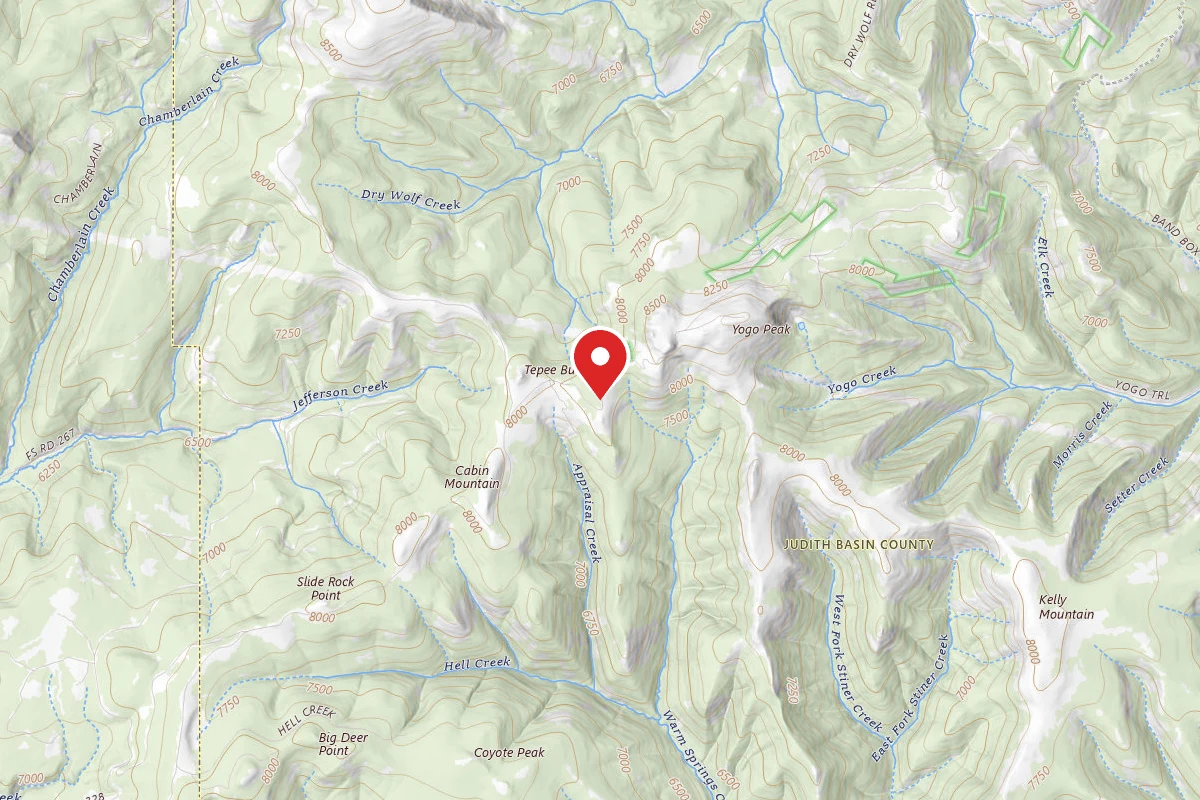 Helena-Lewis and Clark Dispersed Campsite YOGO PEAK-251-03