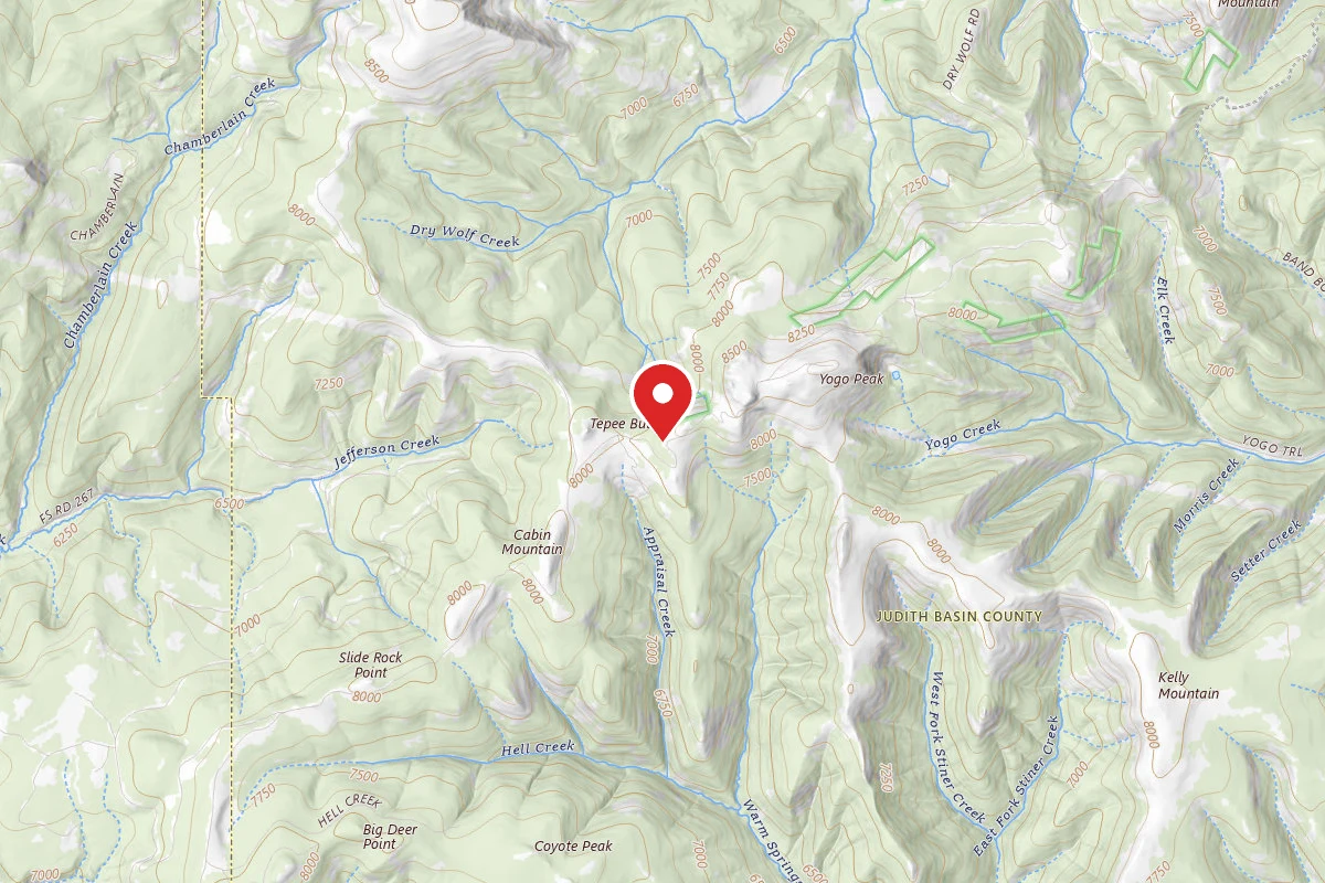 Helena-Lewis and Clark Dispersed Campsite YOGO PEAK-251-04