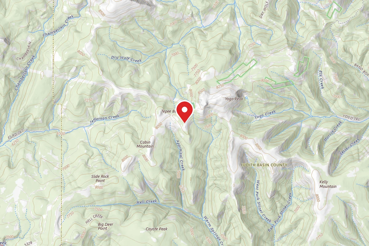 Helena-Lewis and Clark Dispersed Campsite YOGO PEAK-251-05