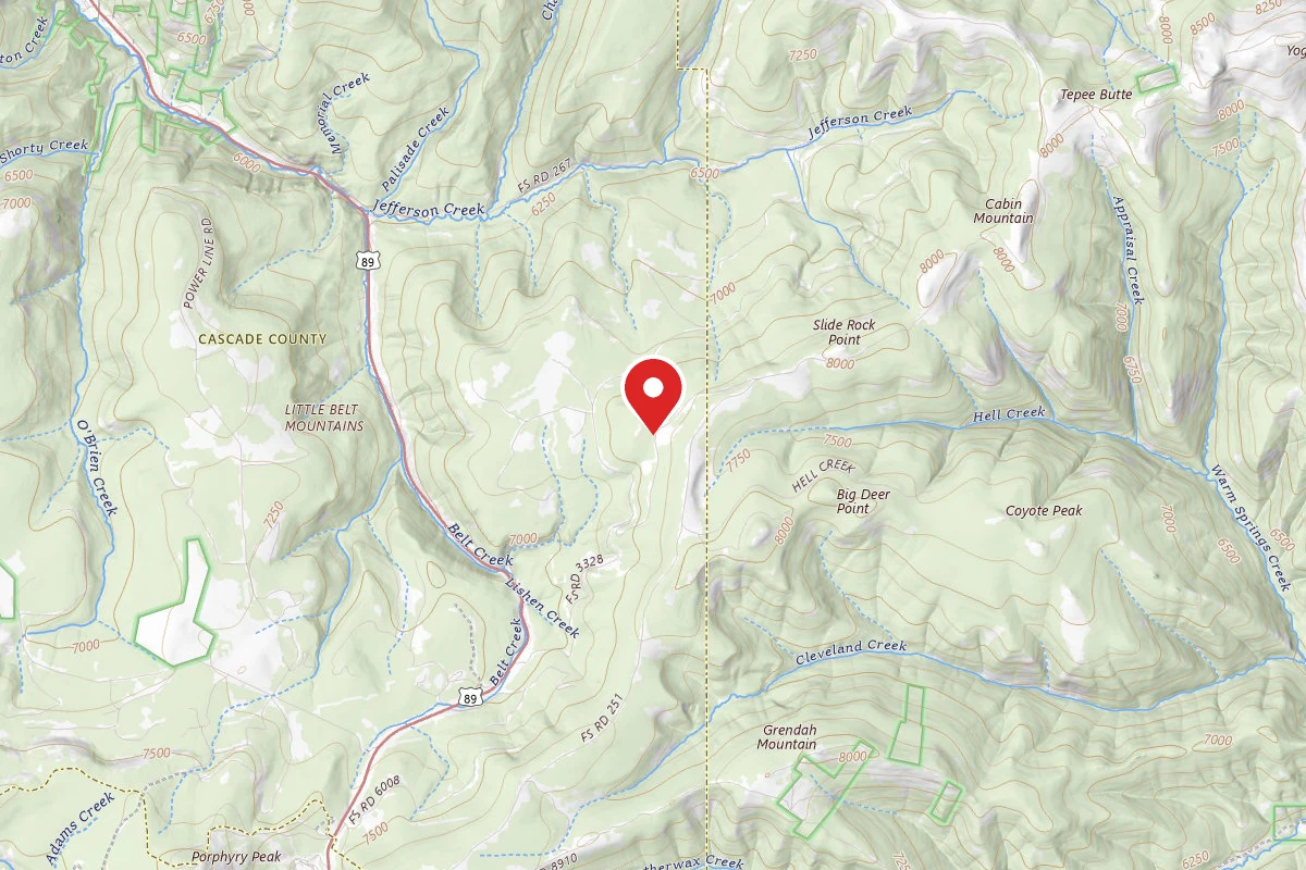 Helena-Lewis and Clark Dispersed Campsite JEFFERSON/CHAMBERLIN-3328-08