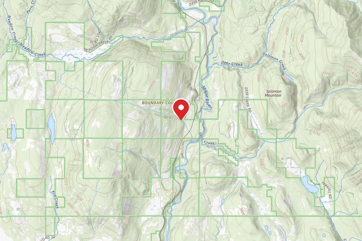Idaho Panhandle Dispersed Campsite OLD MOYIE DAM 01