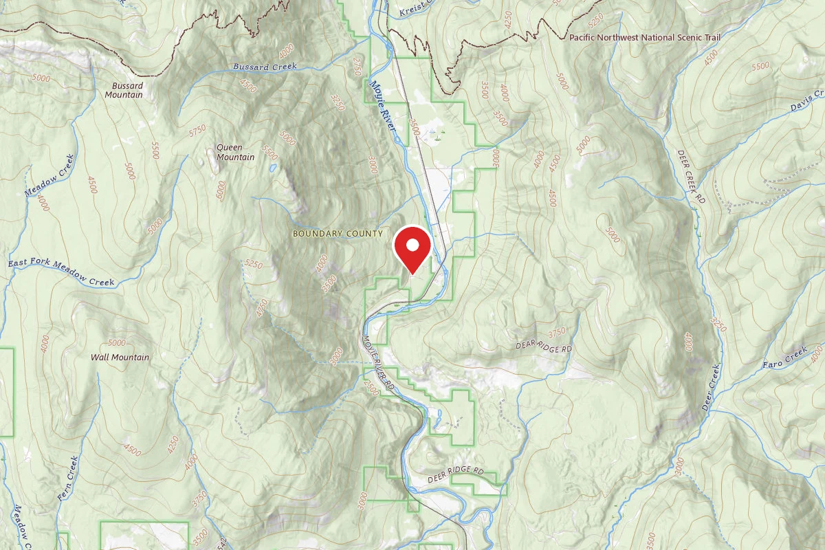 Idaho Panhandle Dispersed Campsite RUTLEDGE 01
