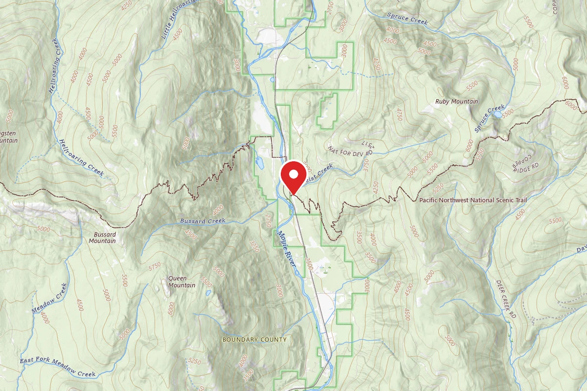 Idaho Panhandle Dispersed Campsite RUBY RIDGE 02