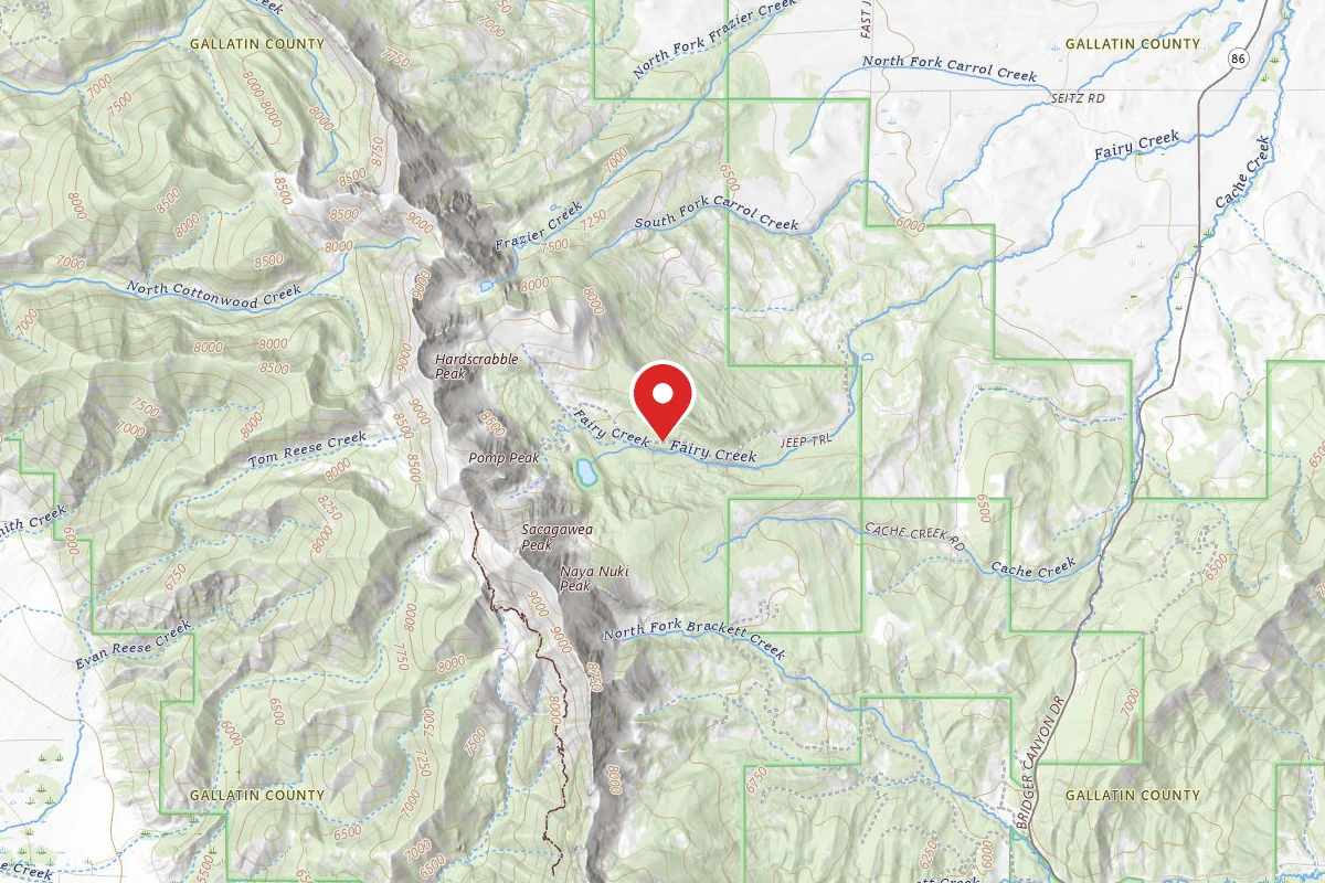 Custer Gallatin Dispersed Campsite FR74-06A FAIRY LAKE ROAD