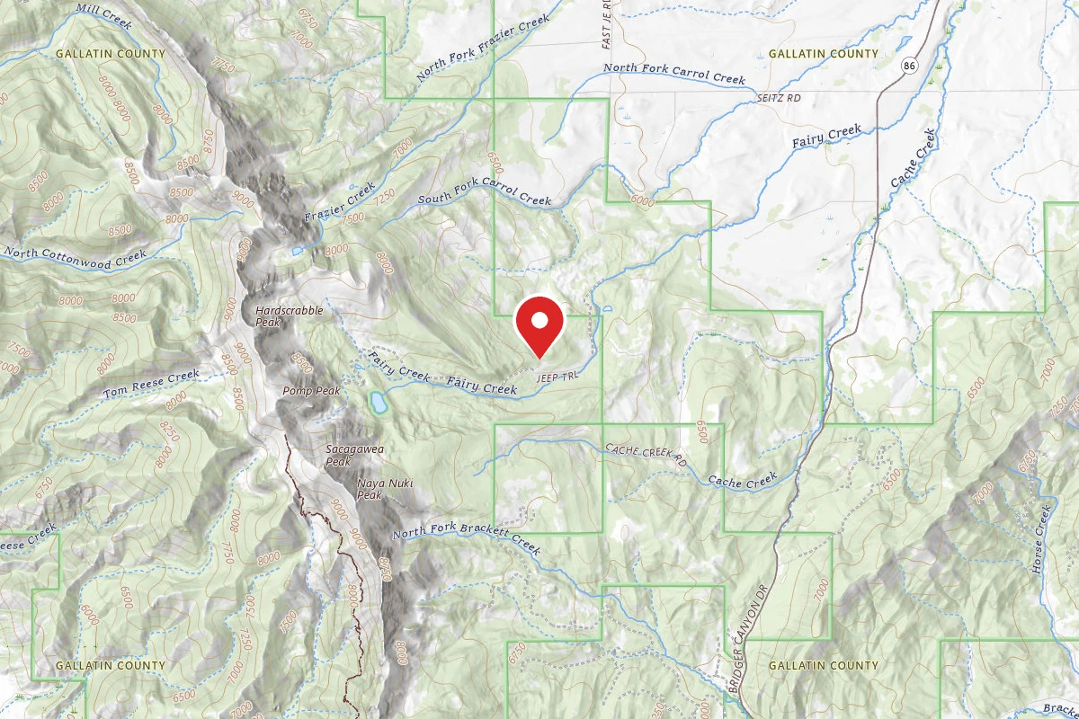Custer Gallatin Dispersed Campsite FT527-01