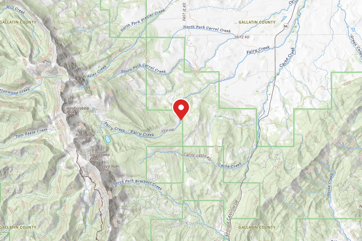 Custer Gallatin Dispersed Campsite FR74-06B
