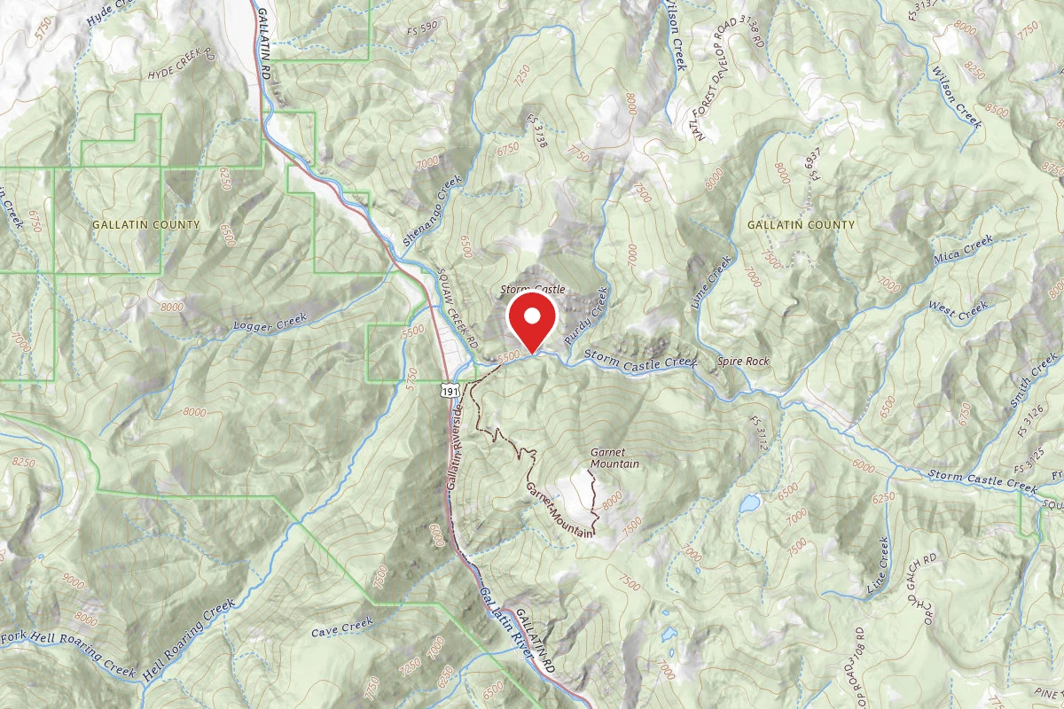 Custer Gallatin Dispersed Campsite FR132-33