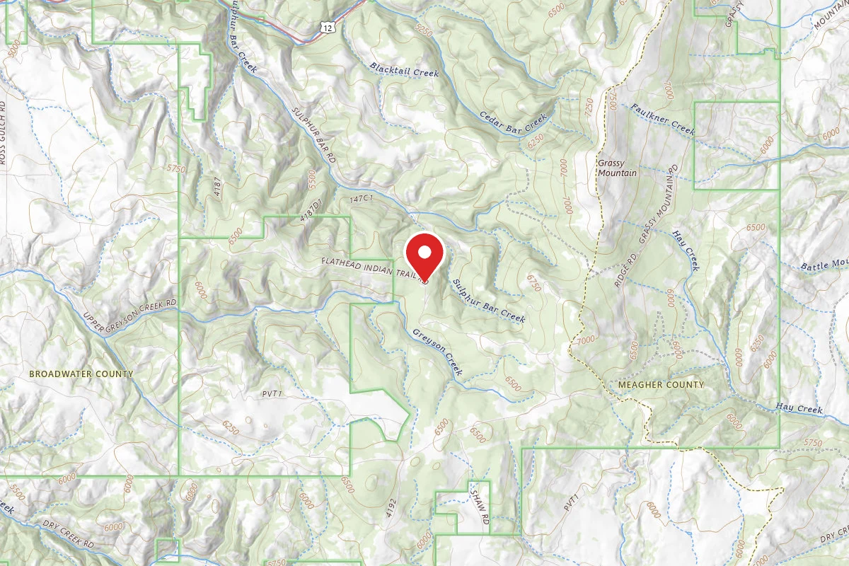 Helena-Lewis and Clark Dispersed Campsite SULPHUR BAR RD 147E1-005