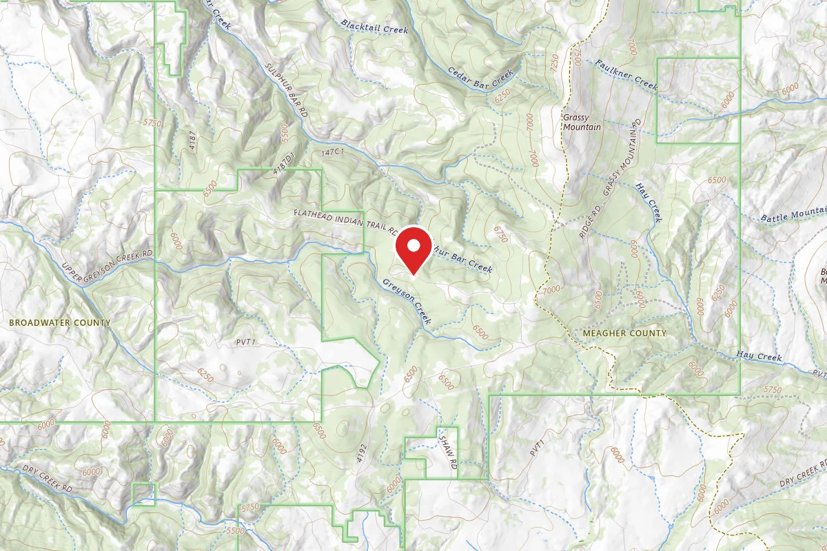 Helena-Lewis and Clark Dispersed Campsite SULPHUR BAR RD 147-007