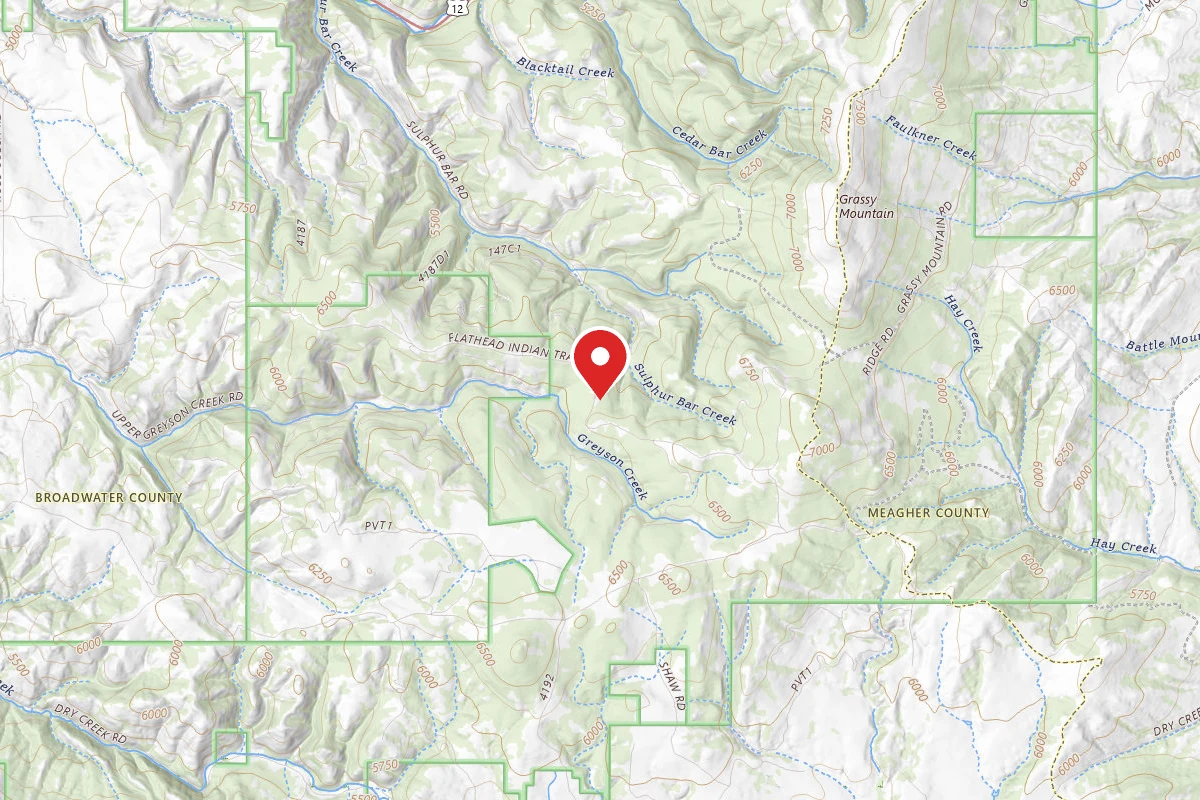 Helena-Lewis and Clark Dispersed Campsite SULPHUR BAR RD 147-008