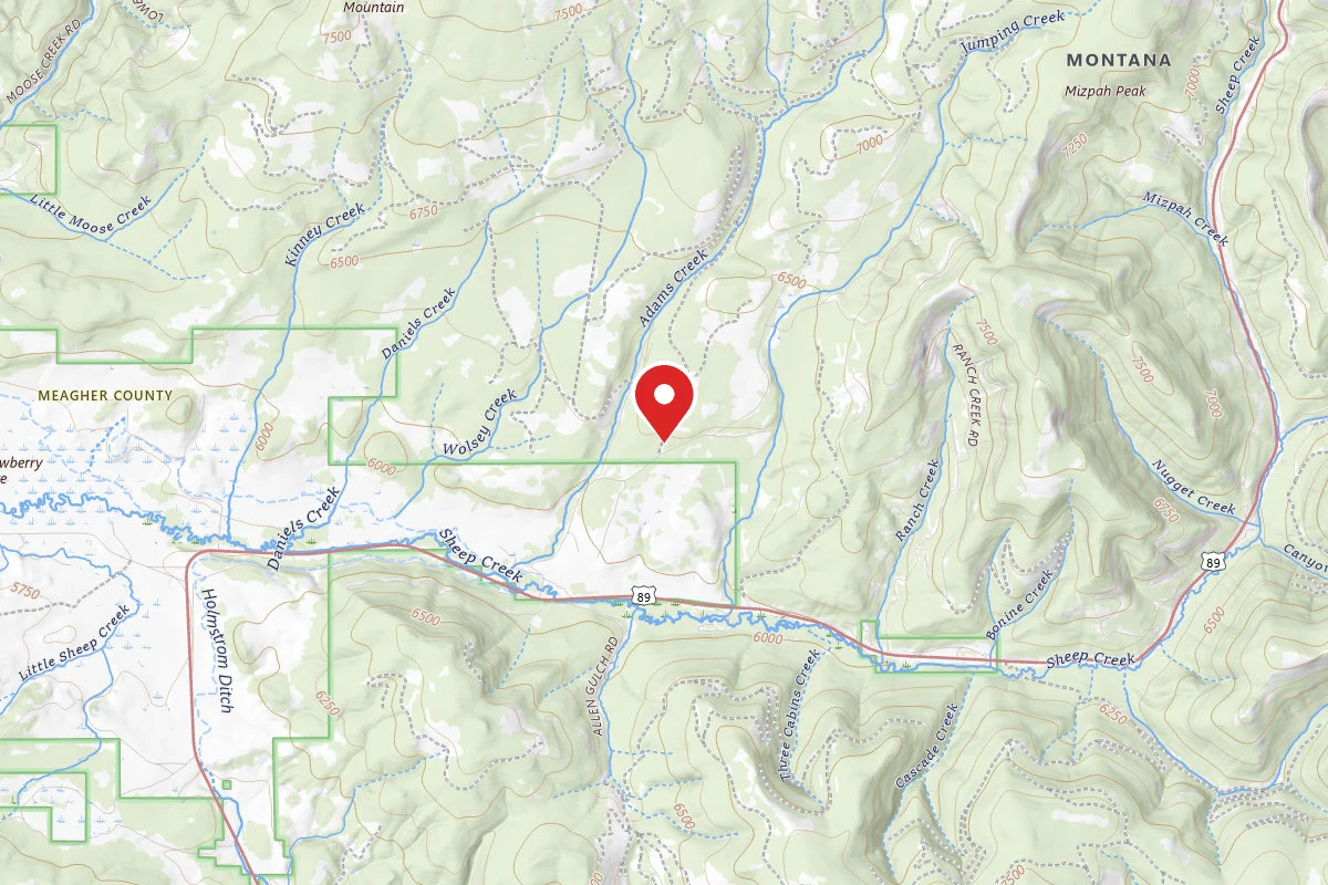 Helena-Lewis and Clark Dispersed Campsite ADAMS CREEK-6414-02