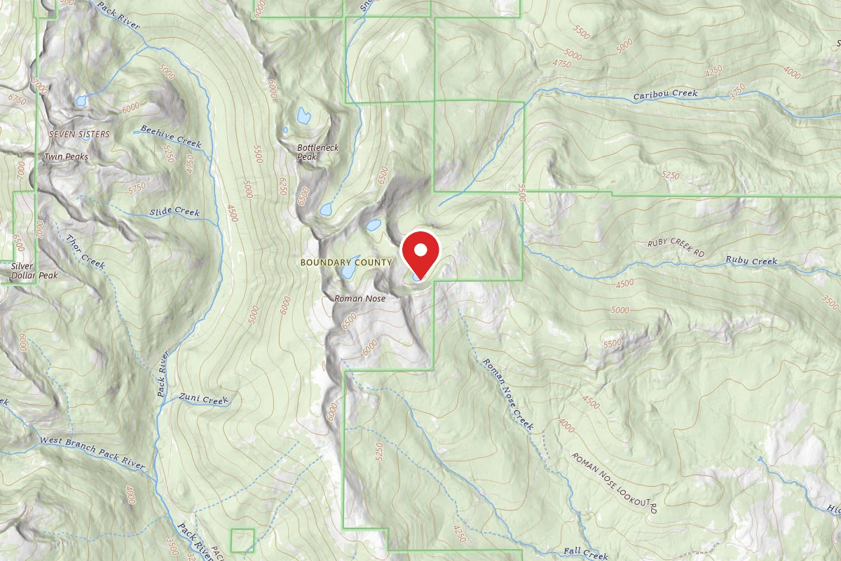 Idaho Panhandle Dispersed Campsite ROMAN NOSE LOWER LAKE (3)