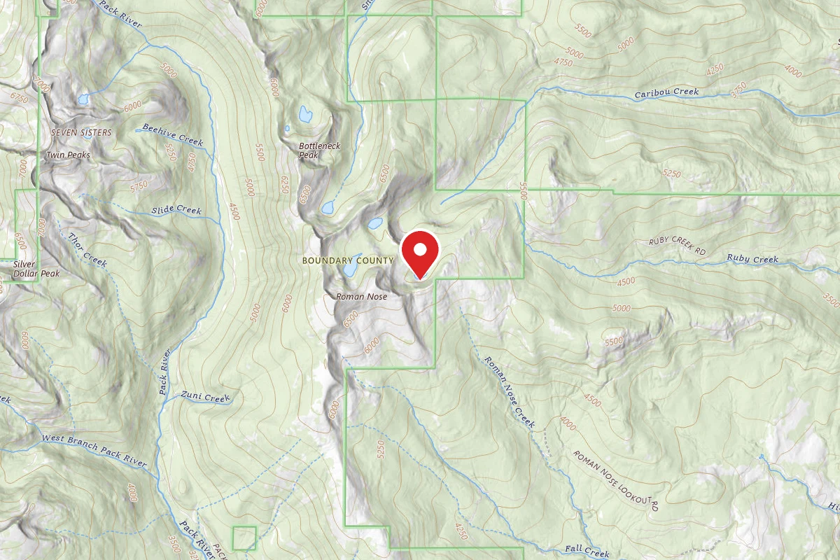 Idaho Panhandle Dispersed Campsite ROMAN NOSE LOWER LAKE (3)