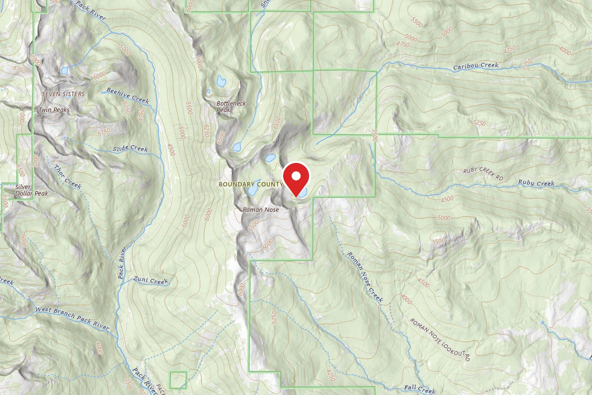 Idaho Panhandle Dispersed Campsite ROMAN NOSE LOWER LAKE (3)