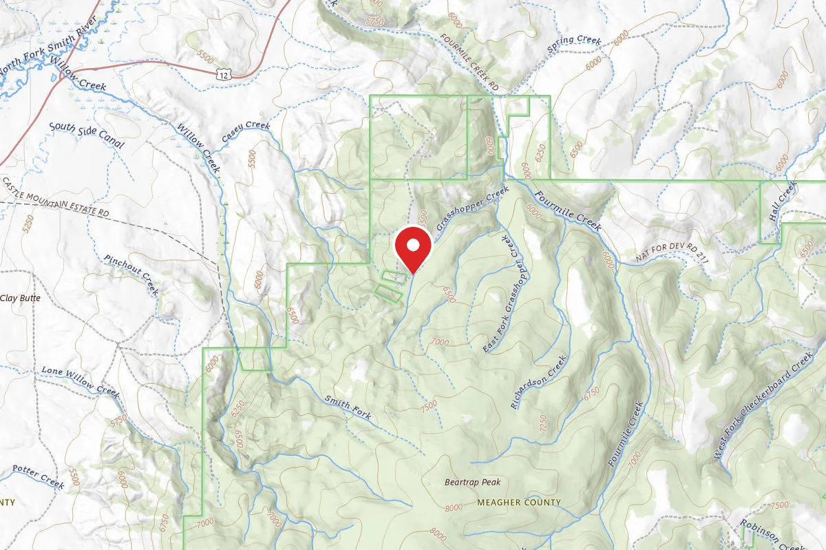 Helena-Lewis and Clark Dispersed Campsite GRASSHOPPER-9211-01