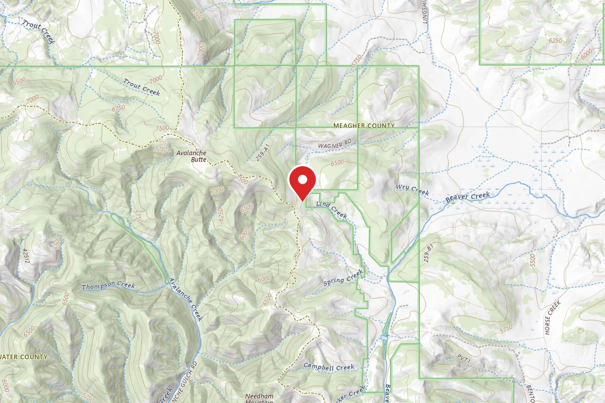 Helena-Lewis and Clark Dispersed Campsite WAGNER RD 259 002