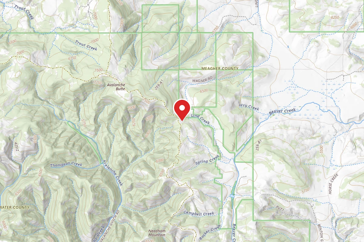 Helena-Lewis and Clark Dispersed Campsite WAGNER RD 259 003
