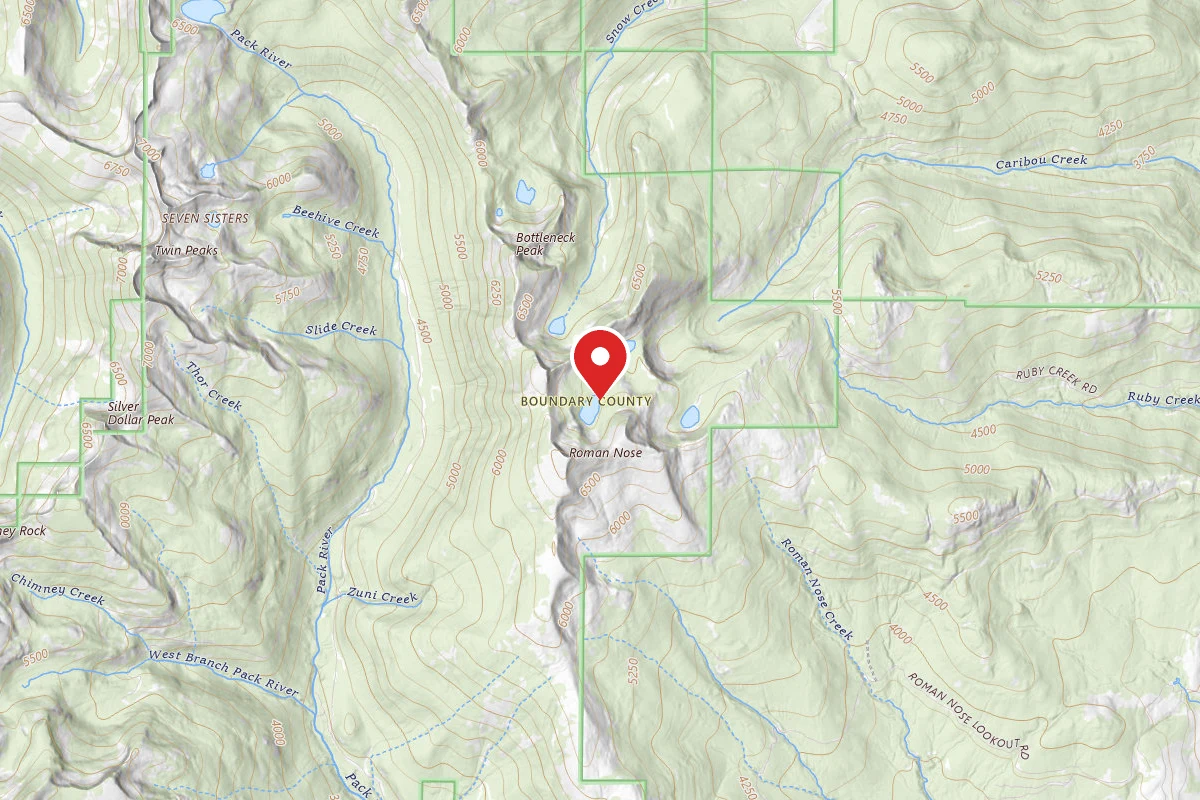 Idaho Panhandle Dispersed Campsite ROMAN NOSE UPPER LAKE (2)