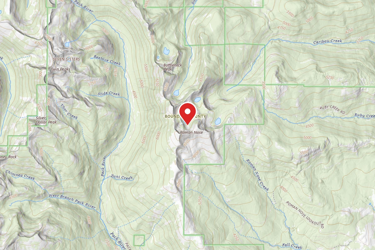Idaho Panhandle Dispersed Campsite ROMAN NOSE UPPER LAKE (2)