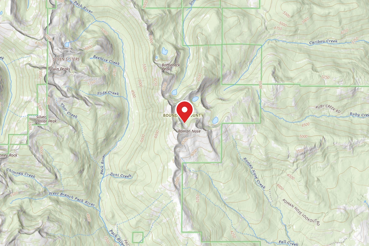 Idaho Panhandle Dispersed Campsite ROMAN NOSE UPPER LAKE (2)