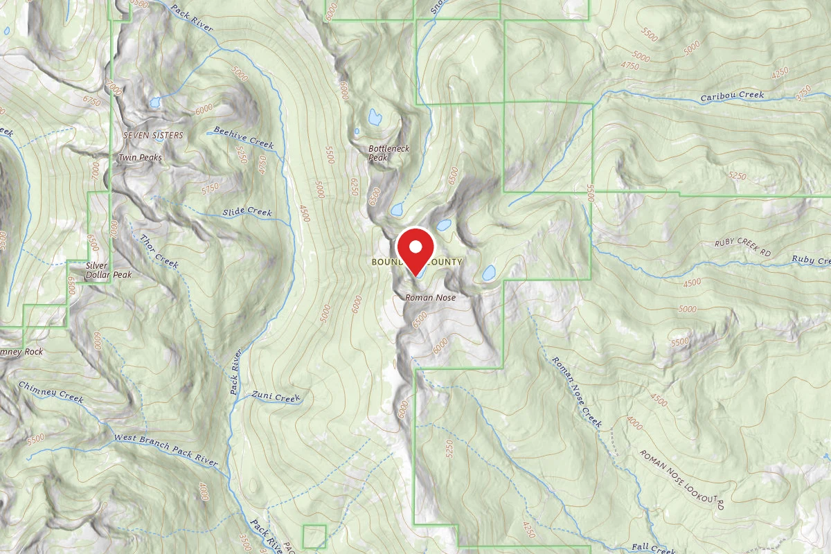 Idaho Panhandle Dispersed Campsite ROMAN NOSE UPPER LAKE (2)
