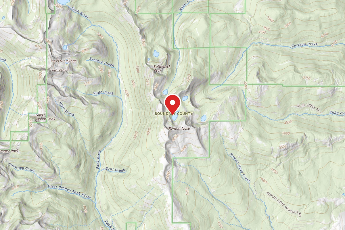Idaho Panhandle Dispersed Campsite ROMAN NOSE UPPER LAKE (2)