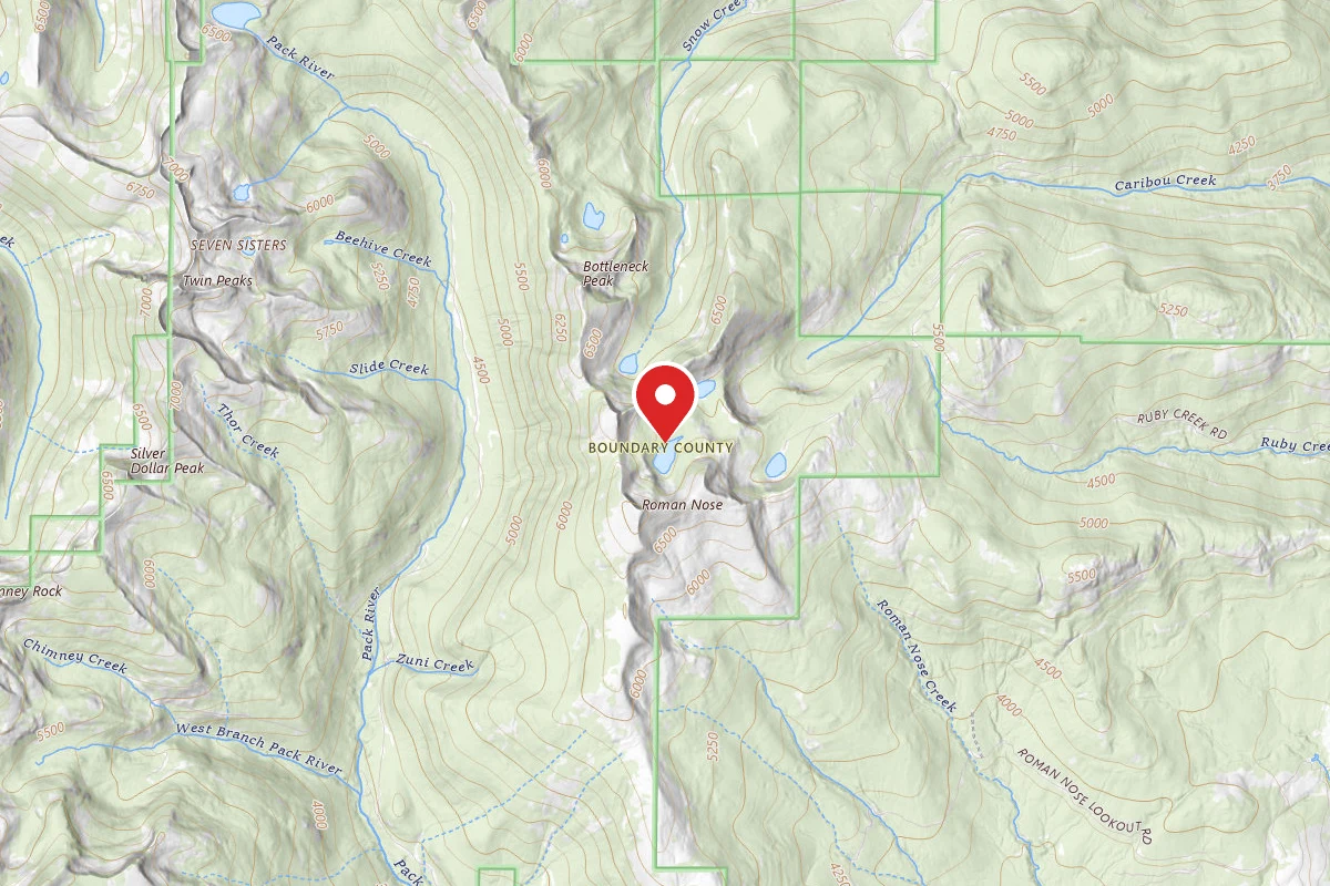Idaho Panhandle Dispersed Campsite ROMAN NOSE UPPER LAKE (2)